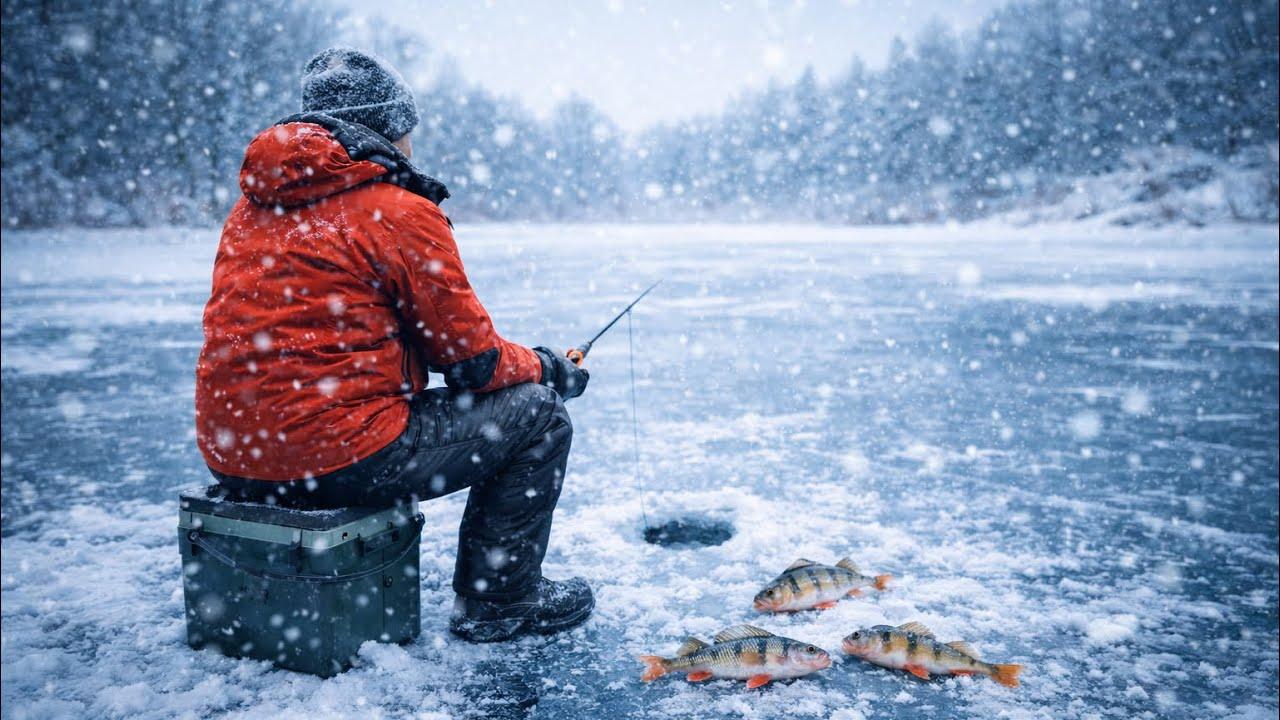 Guía de pesca de invierno con lugares de pesca recomendados y consejos útiles.